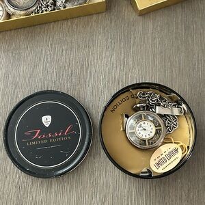 Vintage Fossil Limited Edition Pocket Watch